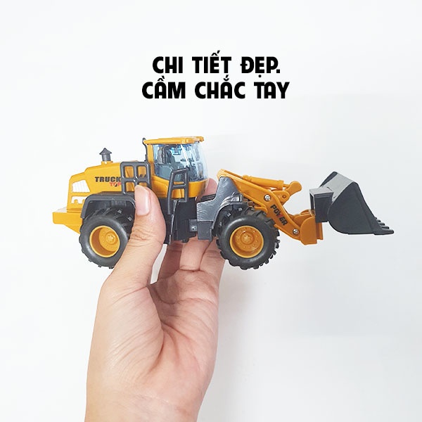 Xe Công Trình Xe Đồ Chơi Máy Xúc Xe Cẩu Xe Trộn Xe Ô Tô Cho Bé Trai Trẻ Em Hoặc Người Lớn Thích Sưu Tầm