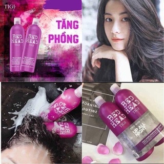 Bộ dầu gội xả tigi tím