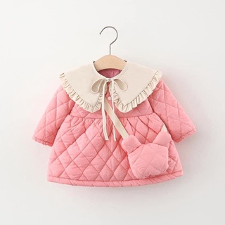Áo phao xốp baby doll cho bé gái