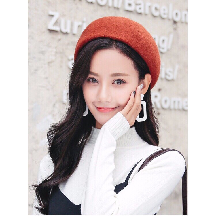 Mũ nồi beret hàng QC cao cấp siêu đẹp