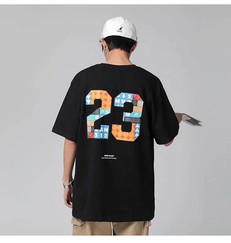 Áo thun tay ngắn phong cách hip hop cỡ M-8Xl cho nam | BigBuy360 - bigbuy360.vn