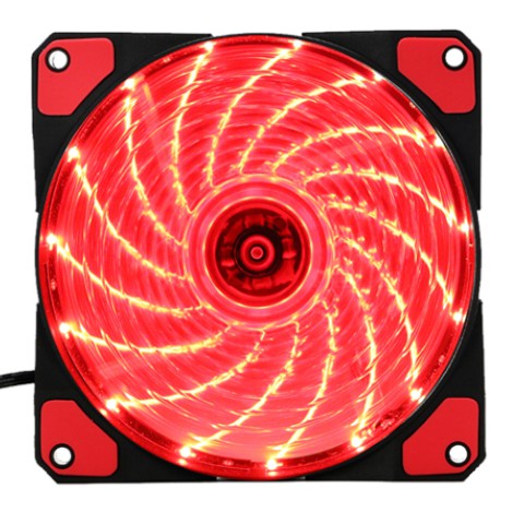 Fan Case Vitra Frost 12CM 15 LED Red