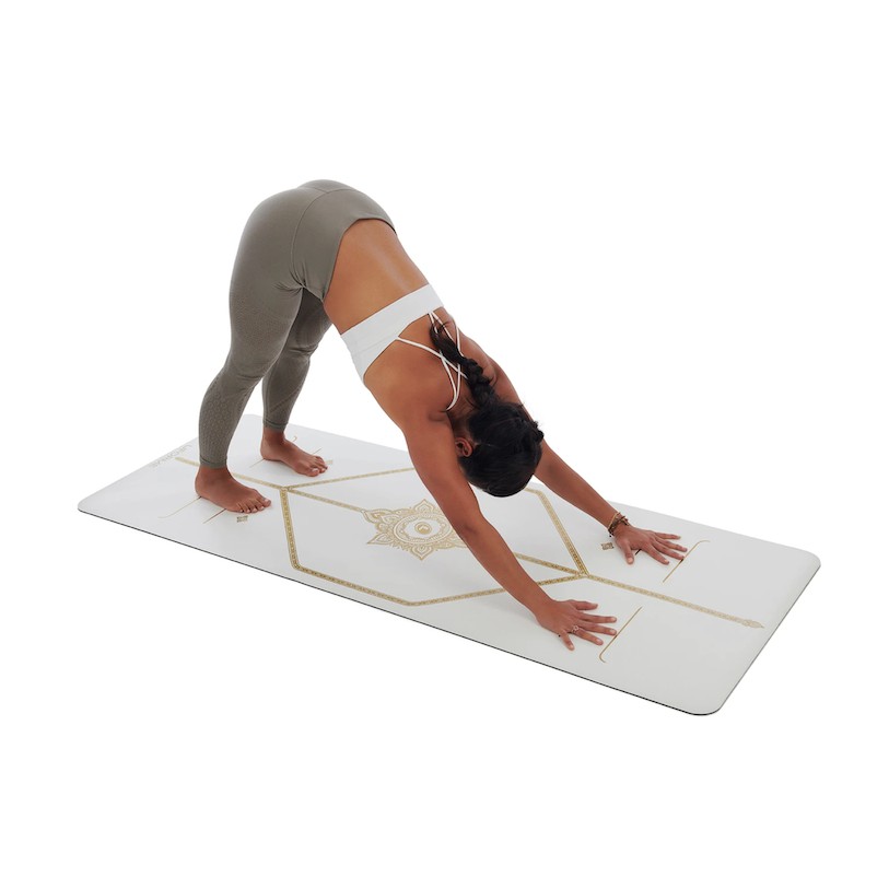 Thảm Tập Yoga WHITE MAGIC Liforme Mat (Màu trắng sống động)