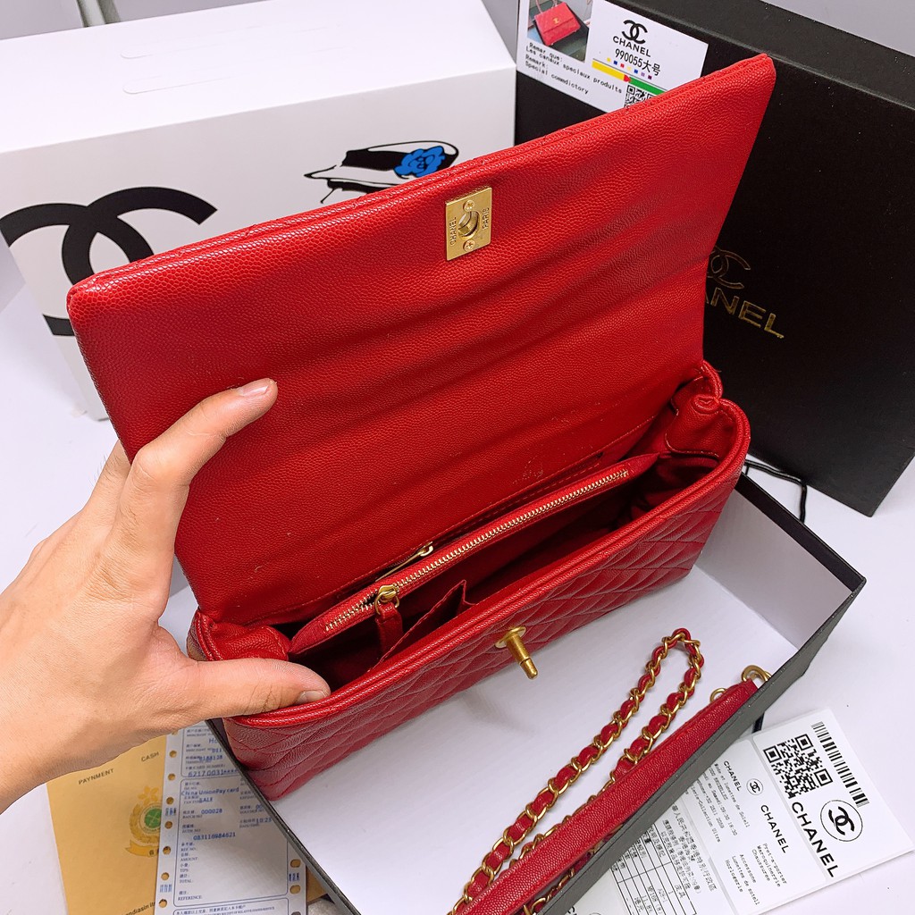 Túi xách hàng hiệu nữ  da caviar cao cấp mã HM40002