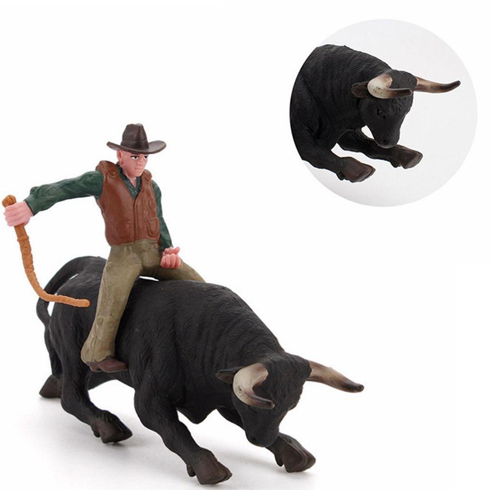 SUSANS Mô Hình Đồ Chơi Nhân Vật Rodeo Bull Bằng Nhựa PVC