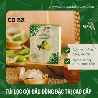 Túi lọc gội đầu bồ kết thảo dược sạch gàu, nấm ngứa, chống, ngăn rụng tóc, mọc tóc Reel Beaute ( date 2023)