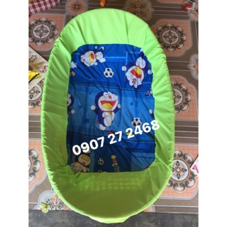 Nôi tre kèm nệm lót nhiều size