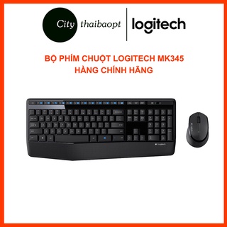 Bộ bàn phím và chuột không dây Logitech MK345