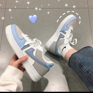 Order taobao giày ulzzang màu xanh có ảnh thật ở cuối