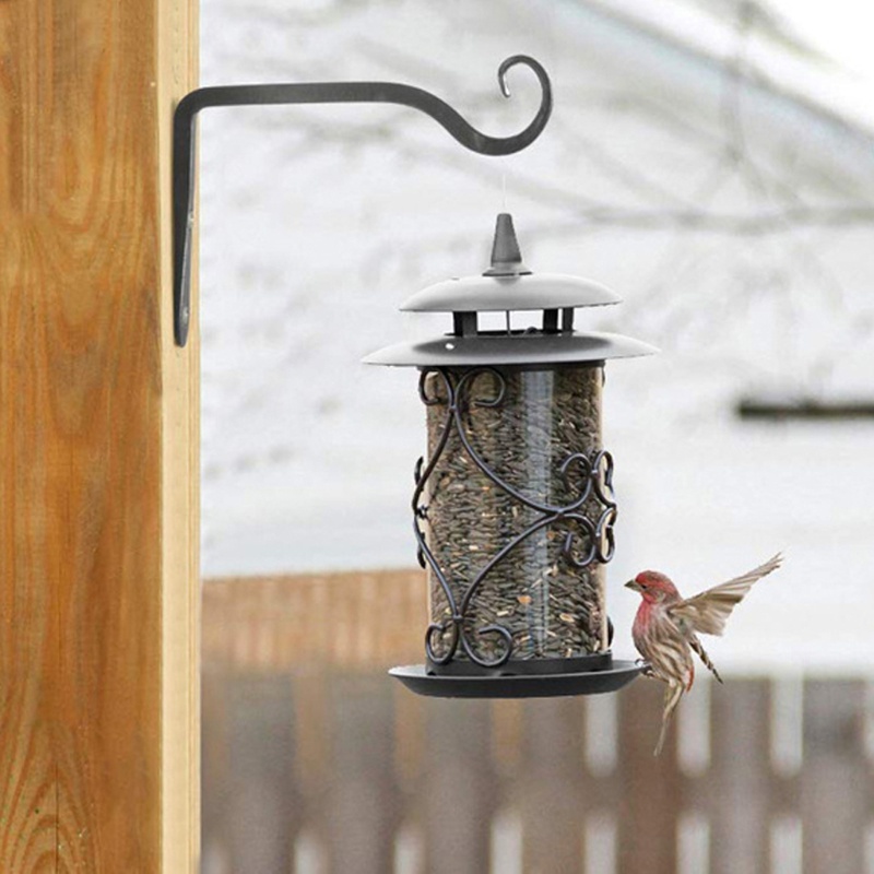 Set 4 Móc Treo Chậu Cây Cảnh / Thức Ăn Cho Chim Cảnh Gắn Tường Tiện Dụng