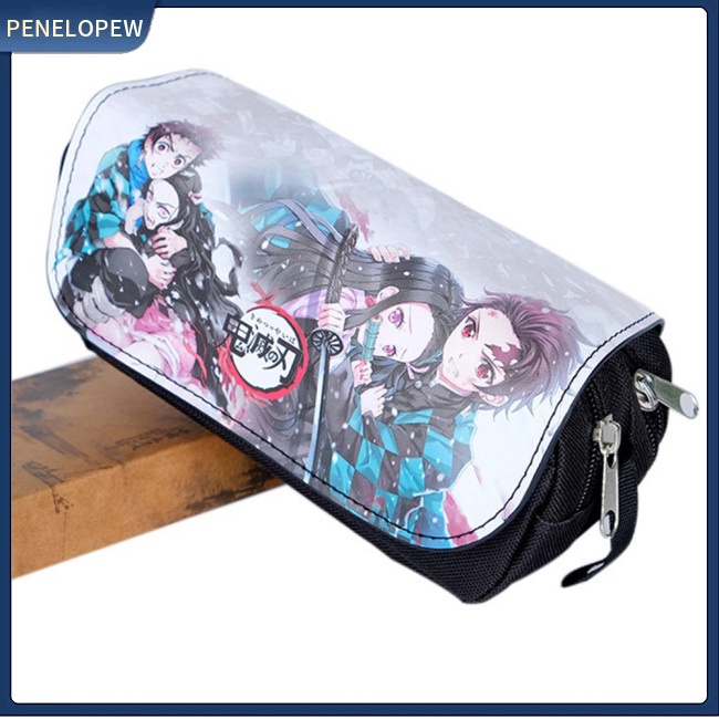 Bóp Viết Da PU Họa Tiết Demon Slayer: Kimetsu no Yaiba Cỡ Lớn