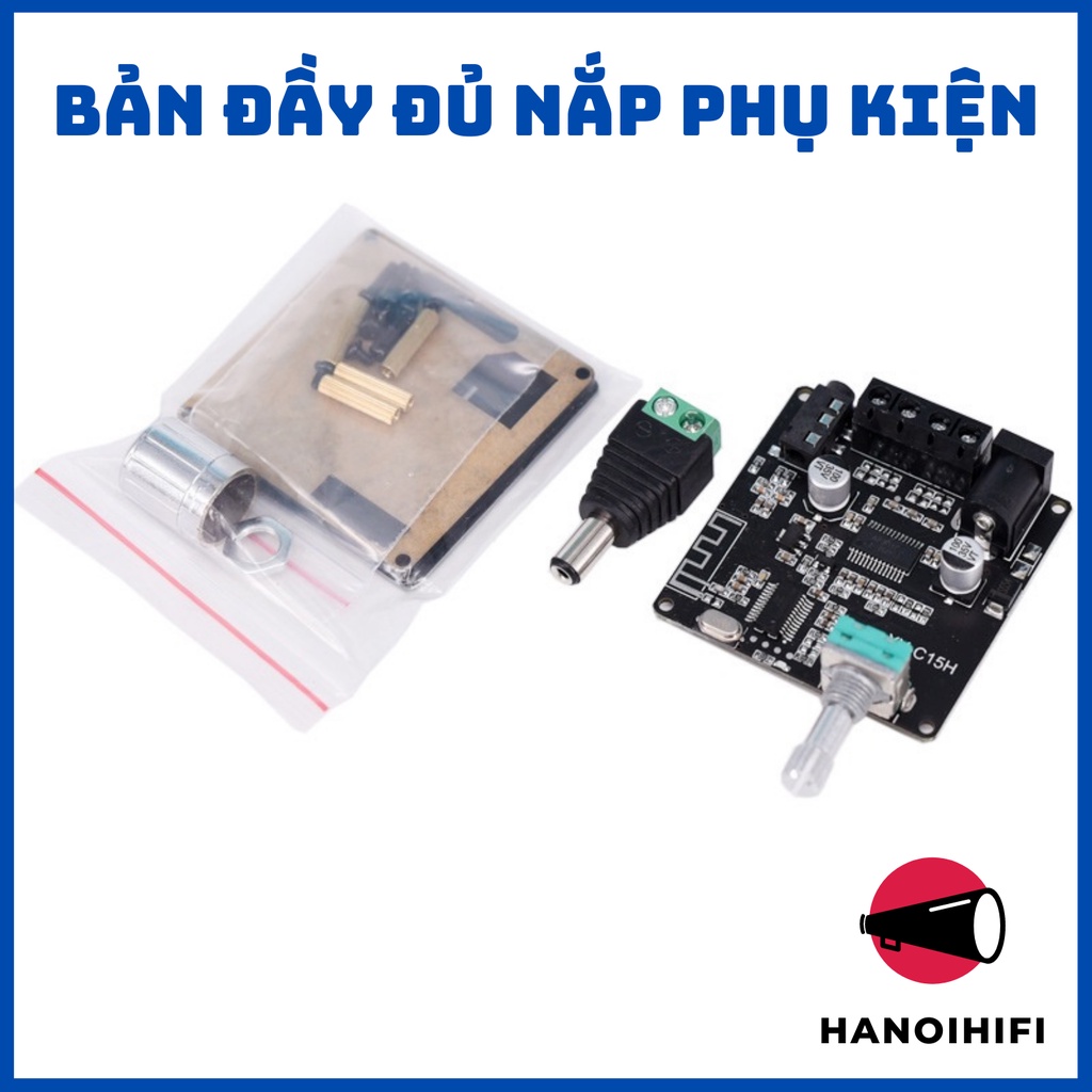 Mạch khuếch đại âm thanh bluetooth XY-P15W XY-C15H 2x15W Class D bảo hành từ Hà Nội Hifi