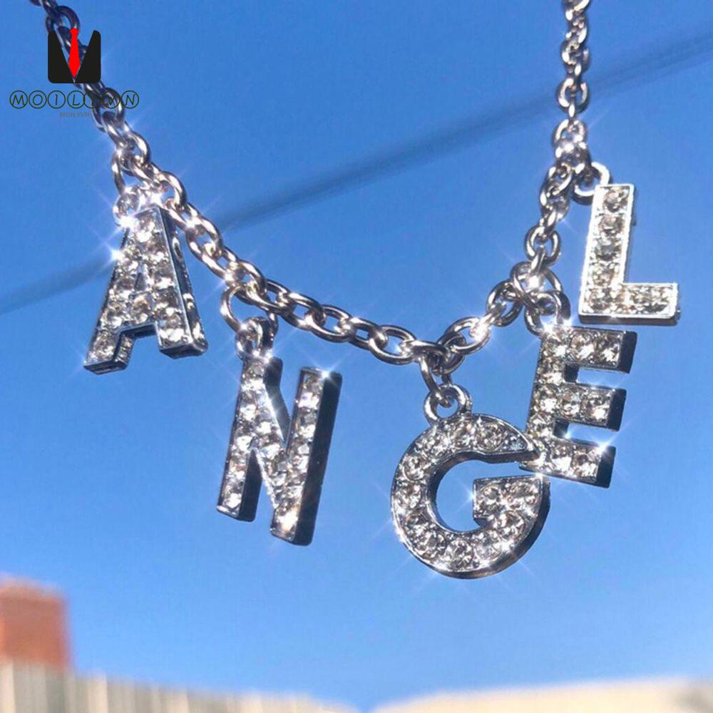MOILY Women Harajuku Style QUEEN WILD Fashion Jewelry Punk Necklace