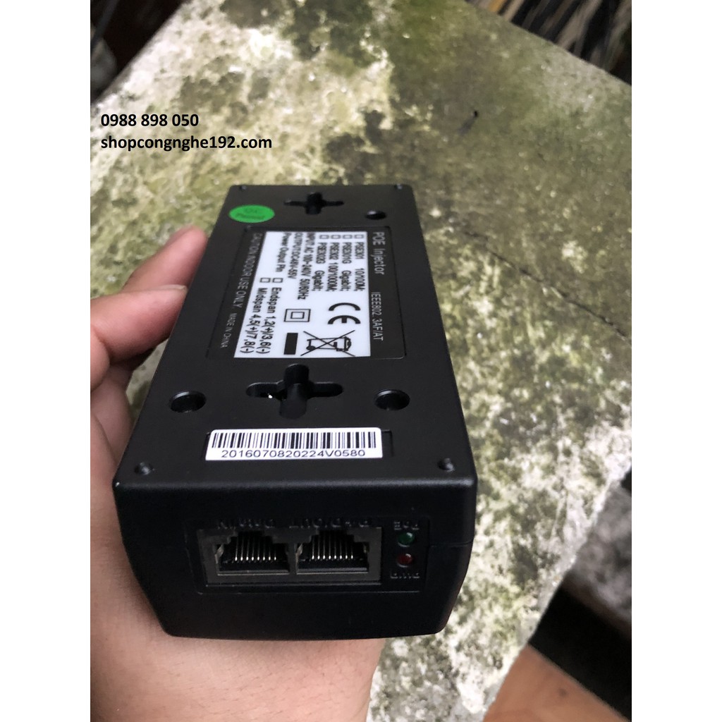 BỘ NGUỒN POE 48-55V/30W CHUẨN 802.3AF/AT