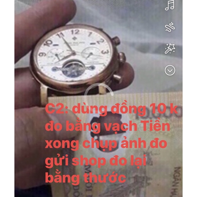 DÂY da đồng hồ size 8mm