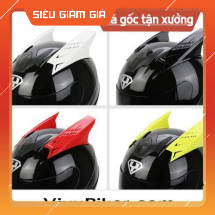 KHO SG- Sừng gắn nón bảo hiểm, tai nón fullface rùa sỉ