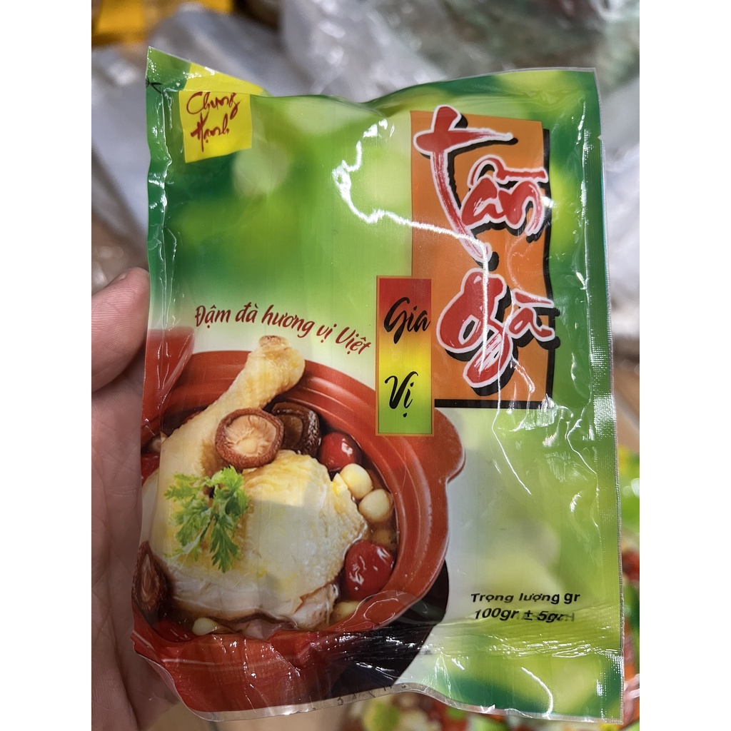 Gia vị tần gà Chung Hạnh 9 vị thuốc bắc gói 100g