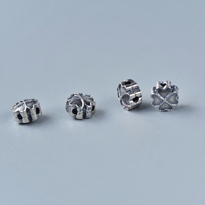 [GIÁ SỈ]Charm cỏ 4 lá bạc cao cấp cực xinh - Hàng bạc loại 1 siêu đẹp PH302