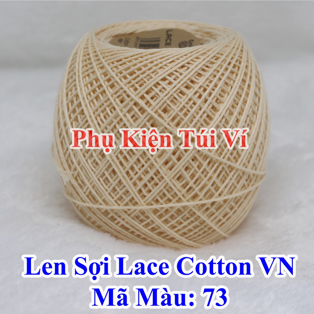 Sợi lace cotton 300g/ hộp 6 cuộn