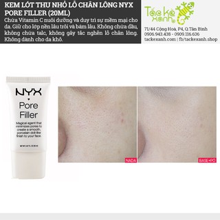 Kem Lót Thu Nhỏ Lỗ Chân Lông NYX Pore Filler - POF01 (20Ml)