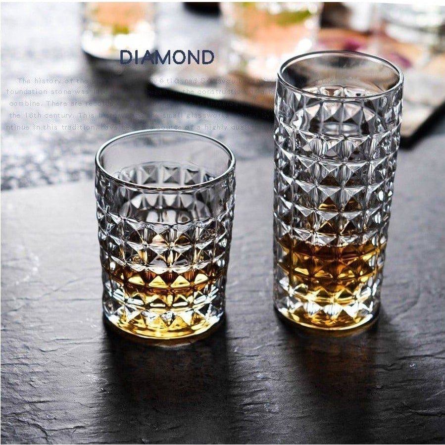 Cốc pha lê cao cấp Bohemia Diamond 230ml, 260ml - Hàng chính hãng sản xuất tai Séc