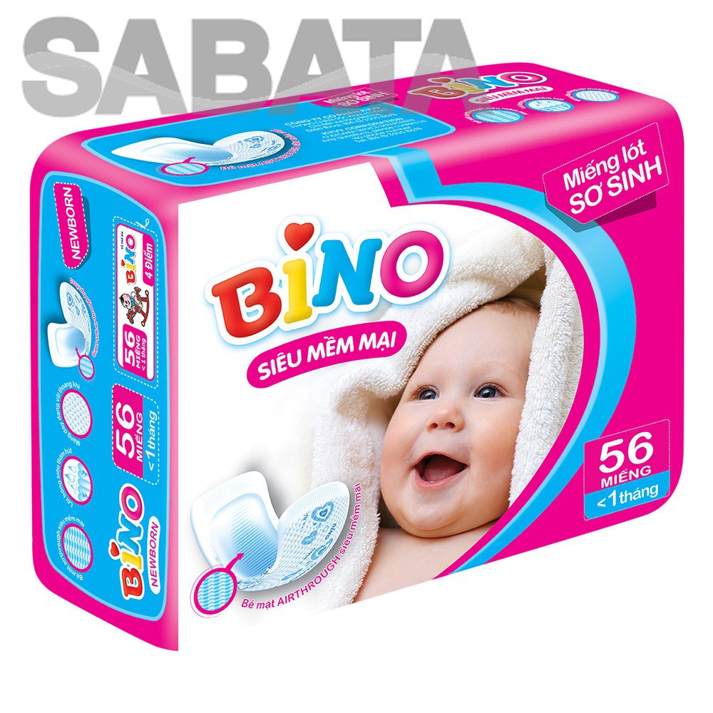 Miếng Lót Sơ Sinh Bino (56 Miếng)