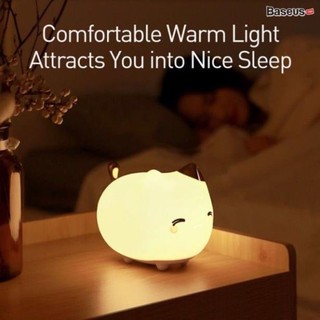 Mua Đèn ngủ cảm ứng đổi màu thông minh Baseus Cute Series Doggie Silicone Night Light - Hàng Chính Hãng