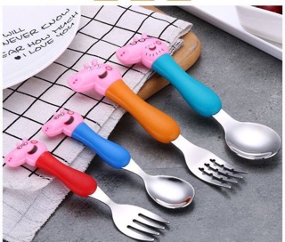 Bộ thìa dĩa heo peppa