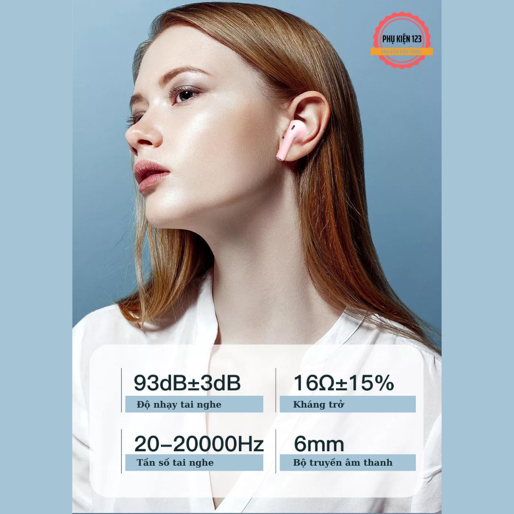 Tai nghe Bluetooth không dây TWS S2 âm thanh ấm màu sắc trẻ trung thích hợp chơi game nghe nhạc