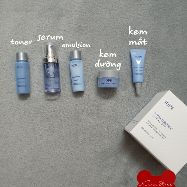 Bộ Kit 5 món dưỡng da IOPE