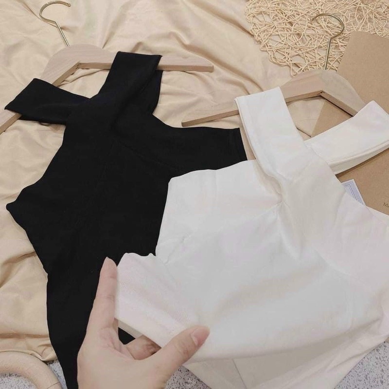 Áo thun đắp chéo vai nữ sexy Michi,áo kiểu nữ