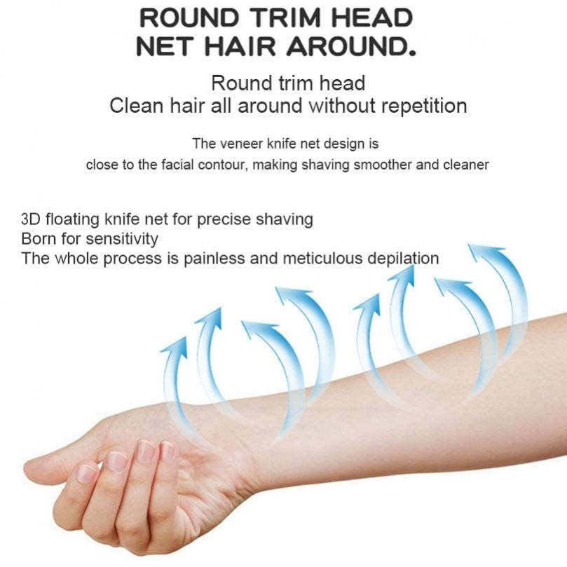 Máy Tẩy Lông Mặt Không Đau Cho Nữ