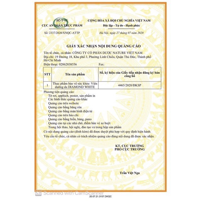 Viên uống trắng da Ngọc Trinh Diamond White (Chính hãng - tem xoá) | BigBuy360 - bigbuy360.vn