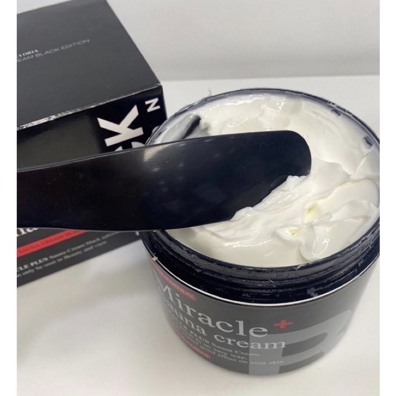 Kem tan mỡ Miracle sauna cream black edition