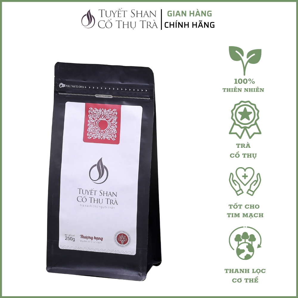 Trà Shan Tuyết Cổ Thụ Hữu Cơ - Trà Xanh - Trà Thượng Hạng Cao Cấp 250gram