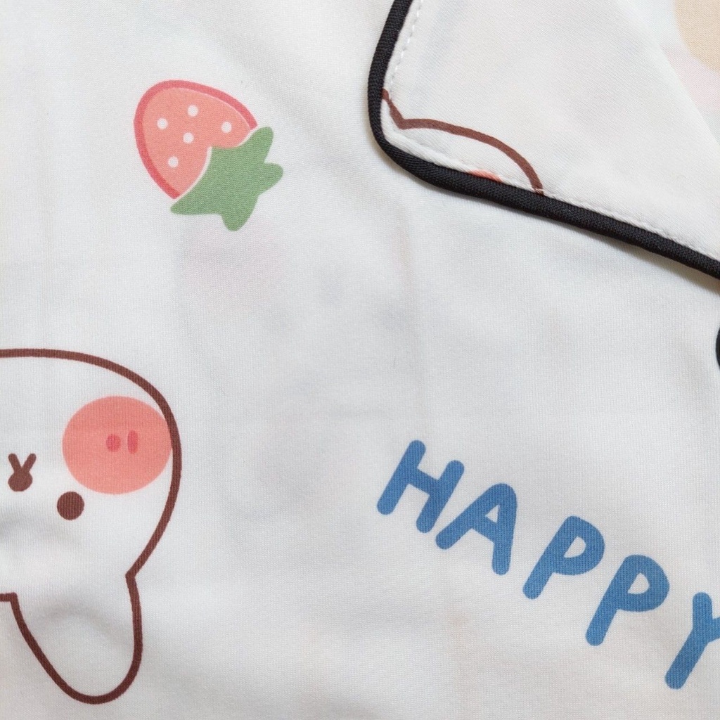 BỘ PIJAMA DÀI TAY COTTON THUN HỌA TIẾT XINH XẮN HÀNG QUẢNG CHÂU CÓ SẴN