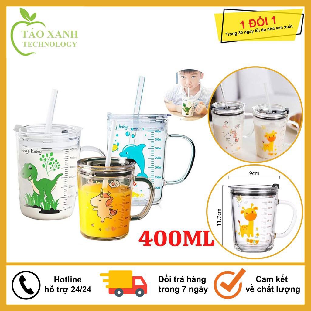 Cốc Pha Sữa, Cốc Giữ Nhiệt Pha Sữa Cho Bé Có Vạch Chia Tỉ Lệ, Kèm Lắp Và Ống Hút Tiện Dụng Cho Bé, Giữ Nhiệt Tốt