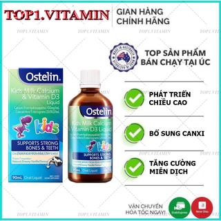 [Có Tem Chemist] CANXI SỮA khủng long Ostelin & VitaminD3 - Xuất xứ Úc