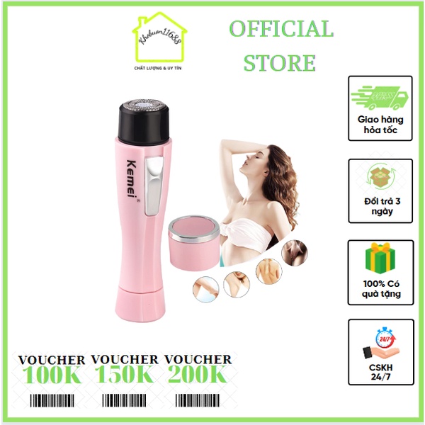 Máy Tẩy Lông Máy Cạo Lông Nách Kemei