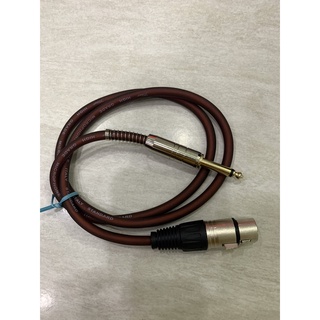 Dây cắm micro XLR đầu 6.5ly dài 1M (Tốt)