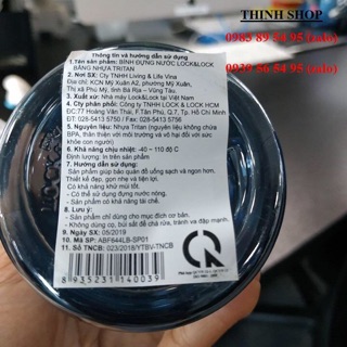 Bình nước nhựa lock&lock 500ml
