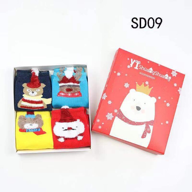 Sỉ tất Noel nguyên hộp cực cuteeeee cho bé