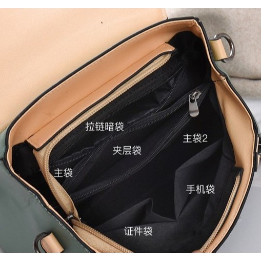 TÚI XÁCH NỮ KHÓA GƯƠNG LATIS DA PU TRƠN MỀM CAO CẤP TD 37