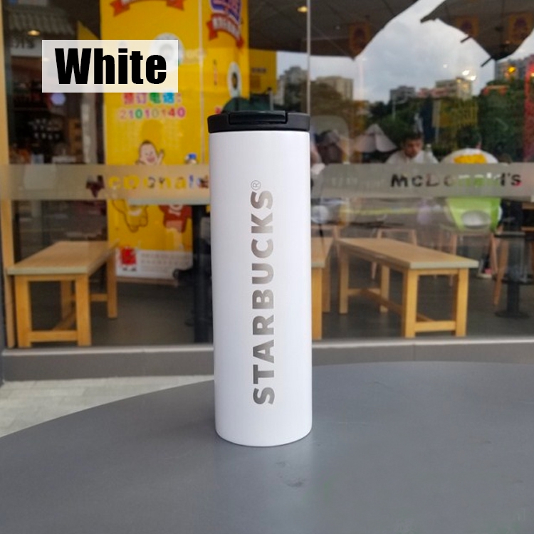 Water Cups Vacuum Travel 500ml Starbucks Thermos Cup Drinking Mug Tumbler Stainless Steel