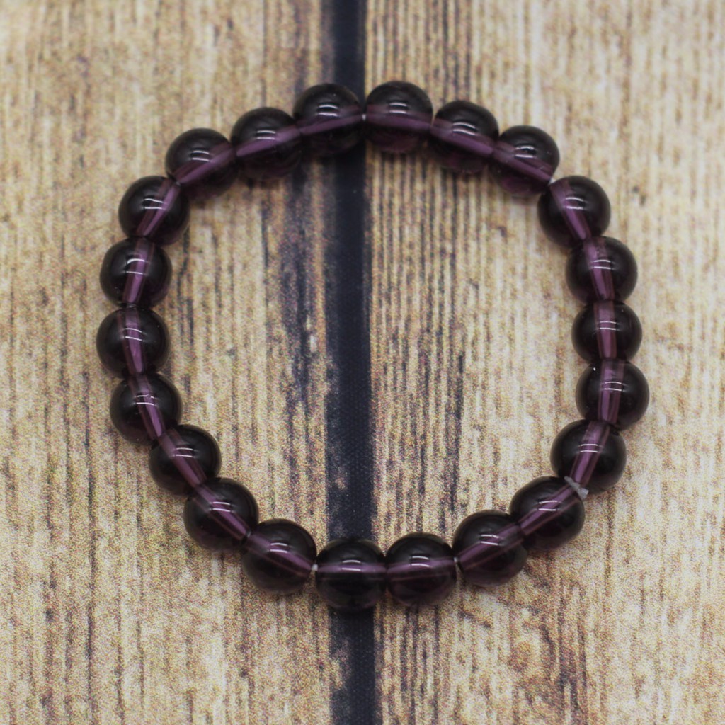 VT95 Vòng tay hạt đá hợp mệnh size hạt 8mm 5 cái/lốc