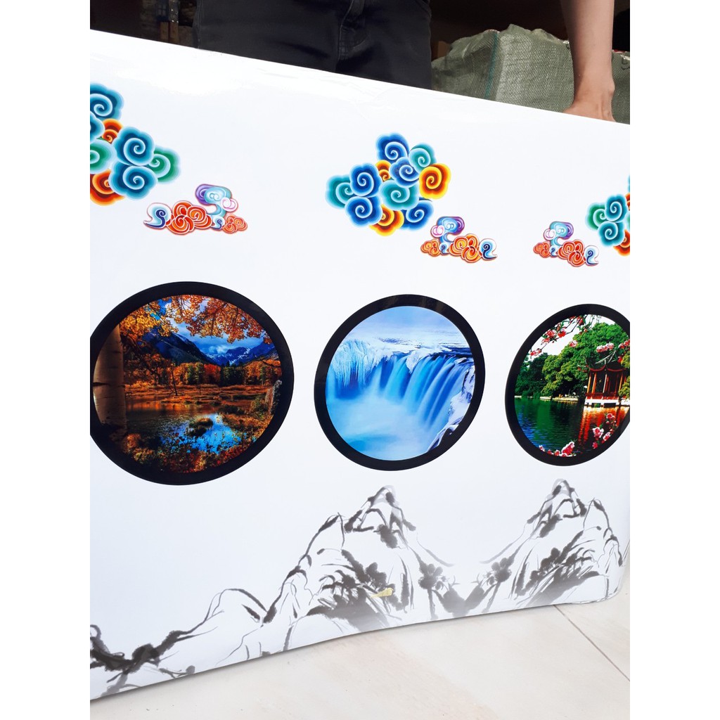 Decal tráng nhôm cách nhiệt mẫu sang trọng khổ 60cm keo sẵn