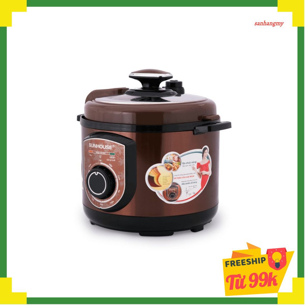 Nồi áp suất điện đa năng 5L SUNHOUSE SH1550 - hàng chính hãng