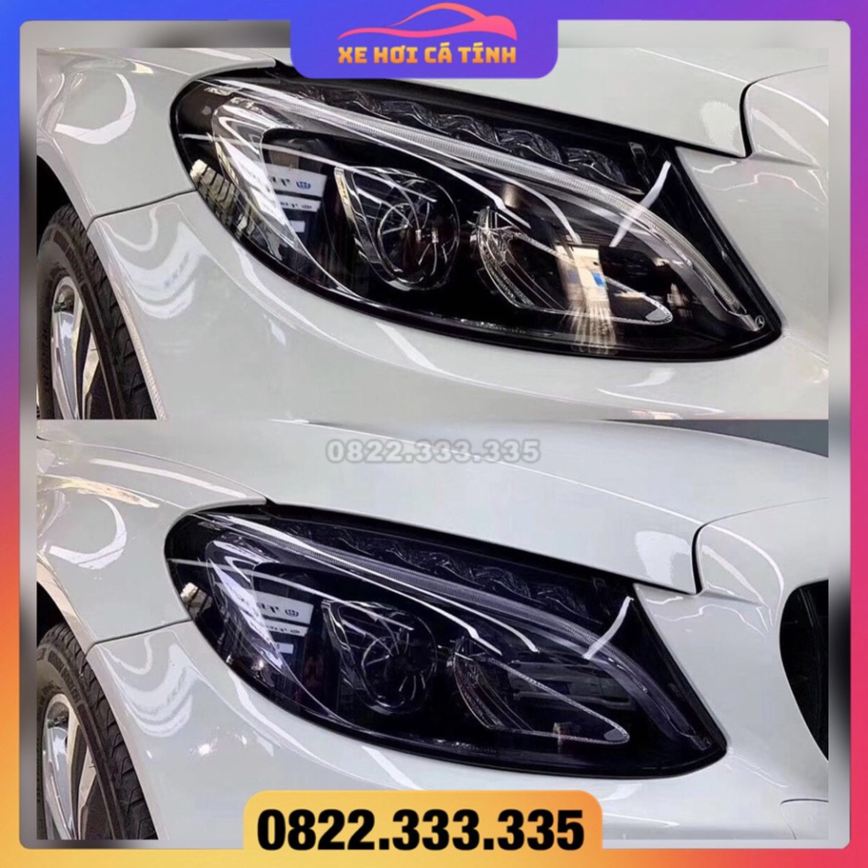 Phim dán đèn xe hơi cao cấp 3 lớp, film dán xe thể thao, đổi màu đèn pha đèn hậu ô tô xe máy