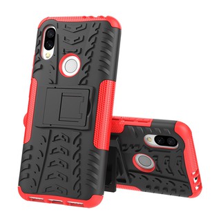 Ốp lưng silicon + PC chống sốc có thanh đỡ cho Xiaomi Redmi 7