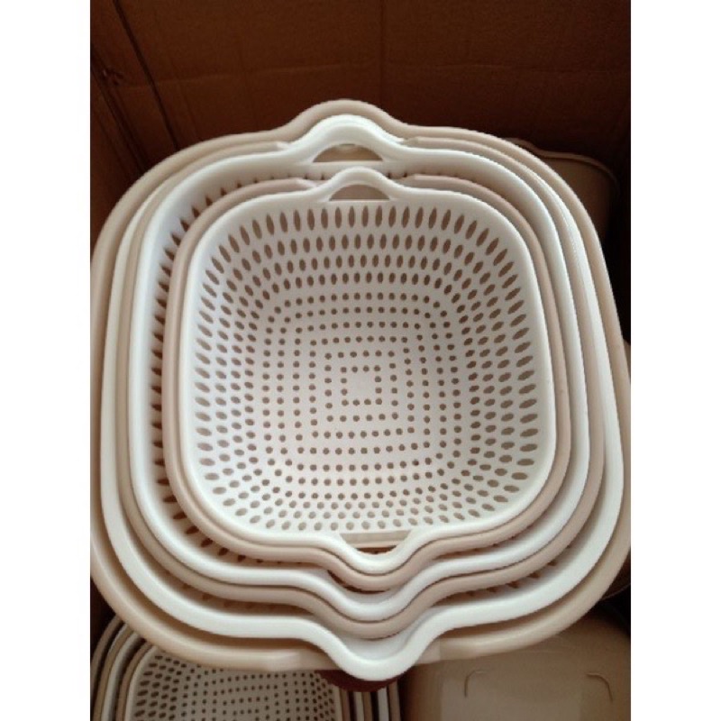 ❤️SALE[ DEAL SỐC]❤SÉT RỔ 6món HAI LỚP RỔ KÈM CHẬU. DÚP RÁO NƯỚC, TIỆN LỢI. CÓ THỂ TRỒNG LÊN GỌN GÀNG